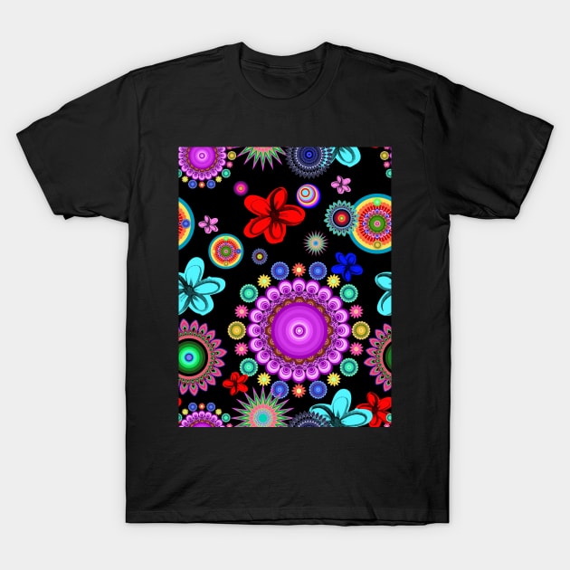 Colorful motifs T-Shirt by ilhnklv